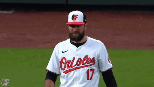 Baseball Player Number 17 on Field