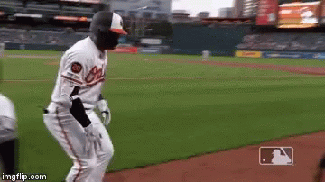 Baseball Player Number 20 Dancing