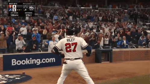 Baseball Player Number 27 GIF