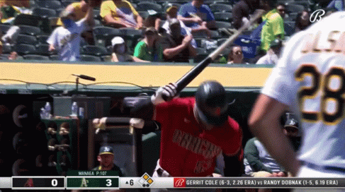 Baseball Player Number 28 GIF