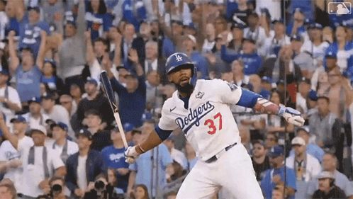 Baseball Player Number 35 About to Hit