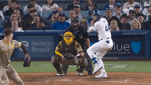 Baseball Player Number 4 Swinging