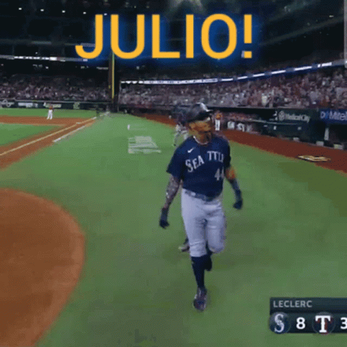 Baseball Player Number 41 Running GIF