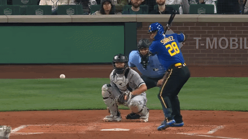 Baseball Player Number 6 Blue Jersey Swinging Bat
