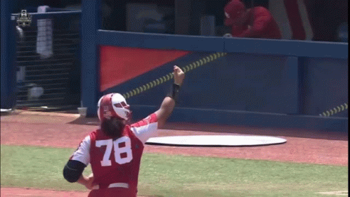Baseball Player Number 78