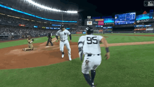 Baseball Player Number 95 GIF