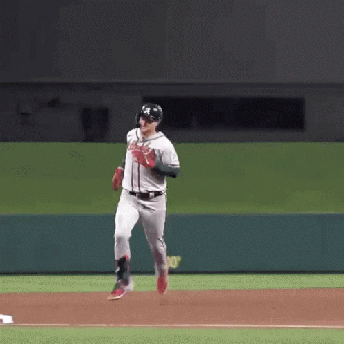 Baseball Player Running