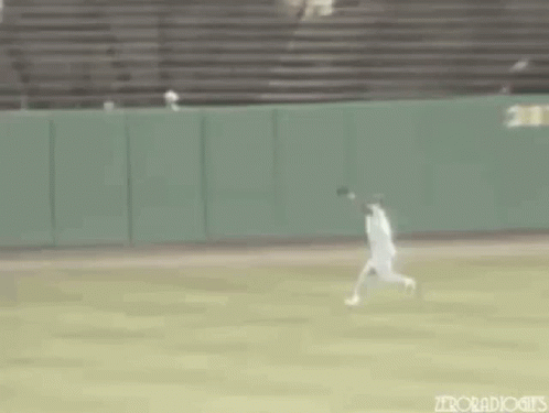 Baseball Player Running on Field