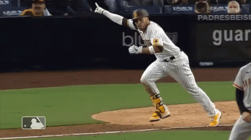 Baseball Player Running Towards Base