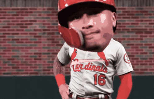 Baseball Player Running Towards Fan on Bench