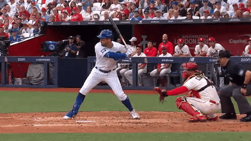 Baseball Player Swinging Bat GIF