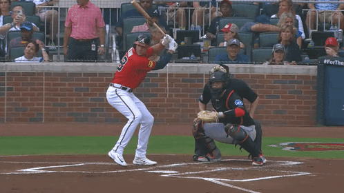 Baseball Player Swinging Bat Number 29