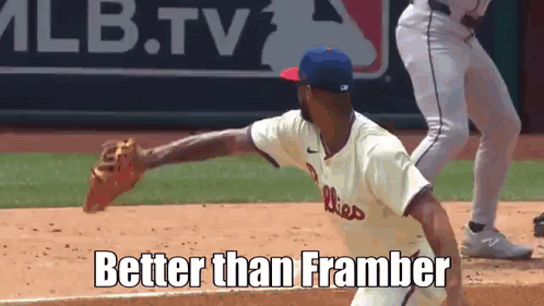 Baseball Player Throwing Ball Better Than Framber