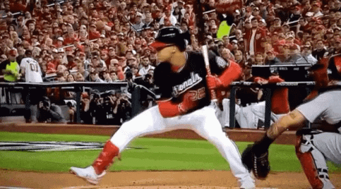 Baseball Player Throwing in Front of Crowd