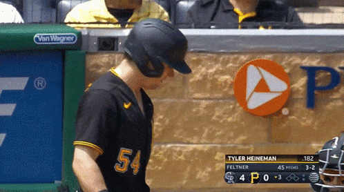 Baseball Player Tyler Heinerman Standing on Field