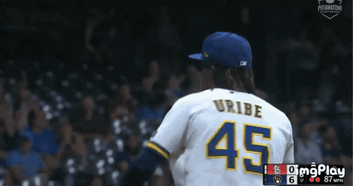 Baseball Player Uribe