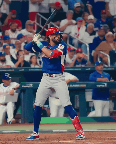 Baseball Player Wearing Jersey With Word Toronto