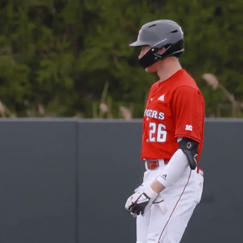 Baseball Player Wearing Red Shirt Regels