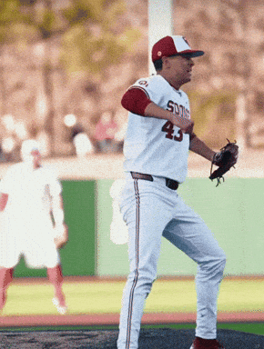 Baseball Player White Uniform 43 GIF