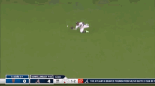Baseball Player With A On Hat GIF