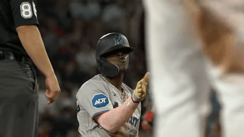 Baseball Player With Adt Jersey GIF