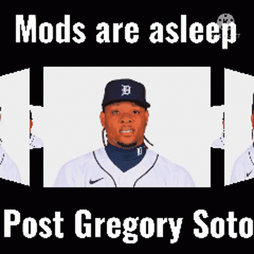 Baseball Player With Caption Mods Are Asleep