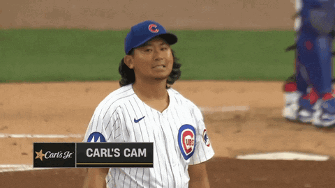 Baseball Player With Carl's Jr. Sign GIF