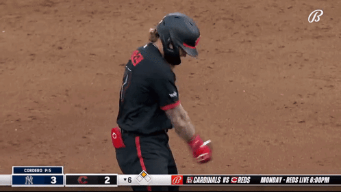 Baseball Player With Cincy Jersey