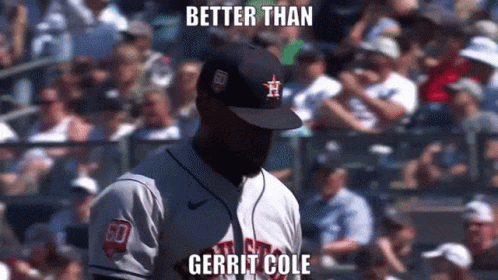 Baseball Player with Gerrit Cole Hat