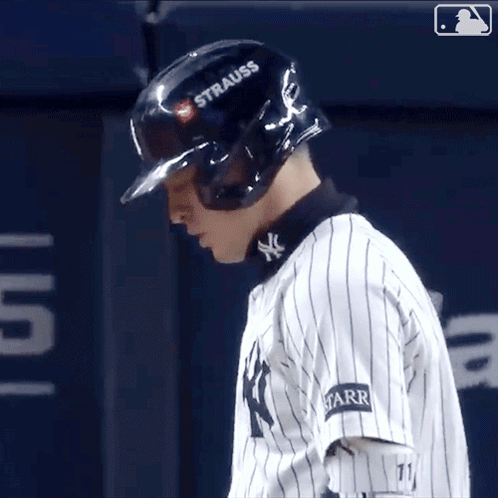 Baseball Player With Helmet Saying Strauss
