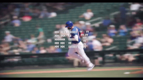 Baseball Player With HH Eeeee YY YY GIF