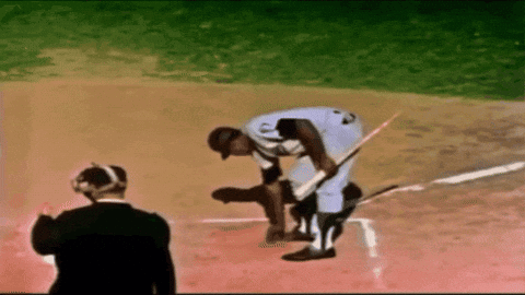 Baseball Player With Letter C on Back