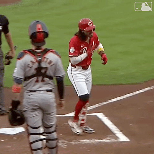Baseball Player with Letter R on Jersey
