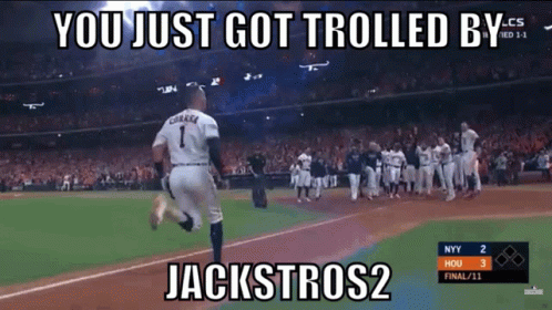 Baseball Player You Just Got Trolled by Jackstross2