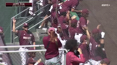Baseball Players Celebrating Home Run ESPN