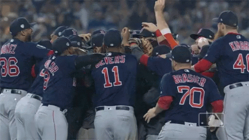 Baseball Players Huddled Number 70