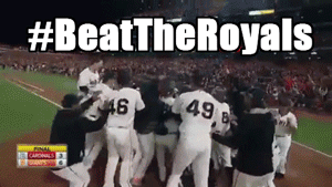 Baseball Players Kneeling With #BeatTheRoyals