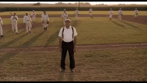 Baseball Players On Field One In Suspenders GIF
