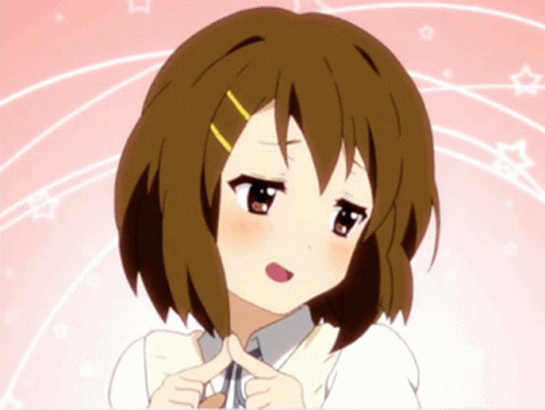 Bashful Anime Yui Hirasawa GIF
