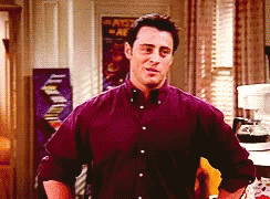 Bashful Joey Tribbiani Friends GIF
