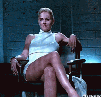 Basic Instinct Flawless Sharon Stone GIF