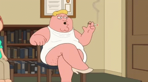 Basic Instinct Peter Griffin Parody GIF