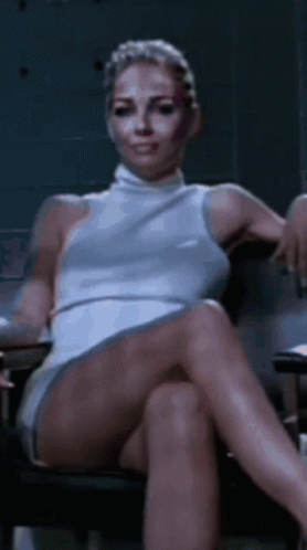 Basic Instinct Seductive Sharon Stone GIF