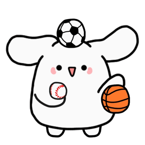 Basketball Bunny Dribbling GIF