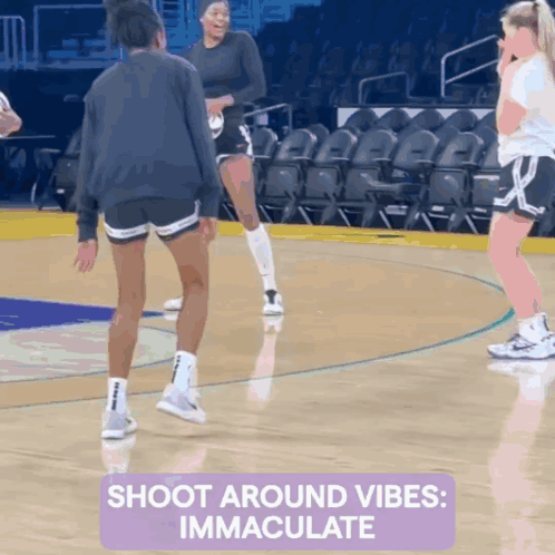 Basketball Court Shoot Around Vibes Immaculate GIF