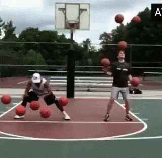 Basketball Dribble Juggle GIF