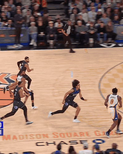 Basketball Game At Madison Square Chase GIF