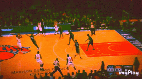Basketball Game at Madison Square Garden New York