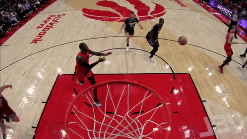 Basketball Game At Scotchbank Arena GIF