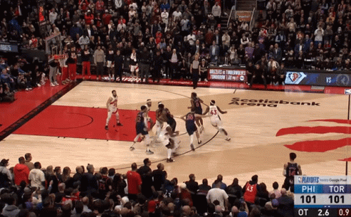 Basketball Game At Scotts Bank Arena GIF